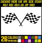 Checkered Racing Flag Vinyl Decal Sticker Rally Race Finish Line Jdm Track. Fixed Price $5.99.