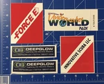Lot 5 Diving Vinyl Glossy Sticker Diver Scuba Padi Deepglow Innovative. Fixed Price $8.00.