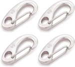 Shonan Clips For Flagpole Rope, Marine Grade Wire Gate Carabiners, Boat Fen. Fixed Price $17.01.