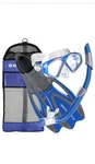 Us Divers Adult Cozumel Mask Seabreeze Ii Snorkel Proflex Fins Bag Blue Small. Fixed Price $30.00.