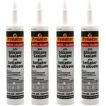 Dynatex Industrial Silicone 10.1OZ Caulk Tube Flexible Watertight (4-PACK). Fixed Price $46.96.