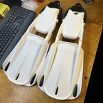 Scubapro Seawing Supernova Fins X-small White Diving Open Heel. Fixed Price $243.00.