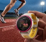 Garmin Forerunner 570 Gps 42MM Watch, Raspberry With Mango Band 010-02970-02. Fixed Price $279.99.