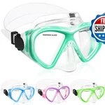 Acqces Kids Swim Goggles Snorkel Diving Mask For Boys Girls Ages 5-15 Two-color. Fixed Price $27.97.