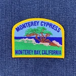 Monterey Bay Patch - Embroidered California Cypress Tree Badge 3.5" (iron On). Fixed Price $5.99.