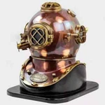 18-INCH Diving Helmet Aqua Marine Maritime Antique Vintage. Fixed Price $279.00.