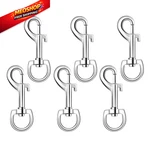 6 Pack Swivel Eye Bolt Snap Hooks For Pet Leash, Scuba 1/4 Inch, Silver. Fixed Price $9.92.