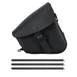 Waterproof Motorcycle Saddle Bags - Synthetic Leather Solo Swing Arm Bag, Right. Fixed Price $68.39.