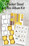 Pocket Sized, Mini Album / Journal Notebook Kit, Brownies, Card Making. Fixed Price $5.38.