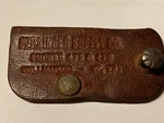 Vintage Key Chain Leather Persing Supply Co. Wv West Virginia Fob Pocket Car. Fixed Price $12.00.