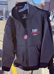 Hyperflex Playa 2MM Neoprene Scuba Zip Up Hoodie/jacket - Black & Red. Fixed Price $150.00.