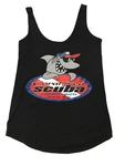 Coral Sea Scuba Logo Women's Tank Top - Dive Shark Hat Black. Fixed Price $24.50.