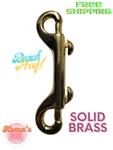 3 1/2 Marine Grade Solid Brass Double Snap Clip Heavy Duty Tough Latches Aws 57. Fixed Price $8.99.