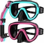 Bairuifu Dry Snorkel Set 2 Pack Adult Diving New W/ Accessories. Fixed Price $22.09.