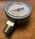 Used U.s.g. 0-4000 Psi High Pressure Oxygen Tank Usg Gauges BU-2581-AM. Fixed Price $12.99.