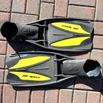 Scubapro Jet Sport Full Foot Fin Black & Yellow Size 11-12 Mens Usa Used. Fixed Price $49.99.