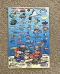 Franko Cayman Islands Reef Creature Guide Fish Laminated Card Snorkeling. Fixed Price $5.50.