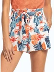 Nwt Roxy Steal The Sun Printed Shorts Women's Floral Belted Pleated. Fixed Price $25.49.