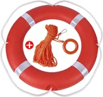 Boat Safety Throw Ring Set With 98.4FT Lifesaving Rope - Lifeguard Rescue Gear. Fixed Price $126.99.