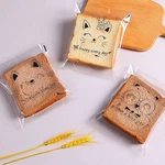 80PCS Cartoon Bread Packaging Bags Sandwich For Kids Self Adhensive. Fixed Price $10.99.