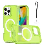 For Iphone 17 Max Air 16 15 14 13 Shockproof Translucent Mag Safe Case Strap. Fixed Price $11.99.