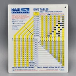 Padi Vintage Plastic Recreational Dive Planner Table Card Scuba 1989. Fixed Price $15.99.