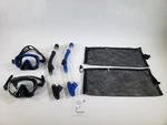 Zipoute Dry Top Set Snorkeling Gear Panoramic Anti-leak Anti-fog. Fixed Price $17.49.