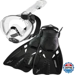 Cressi Baron Tonga Clear/black S/m-s/m. Fixed Price $141.27.