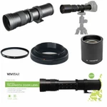 420MM-1600MM Telephoto Zoom Lens +filter For Canon Eos Rebel Xti Xsi T1 T2. Fixed Price $164.95.