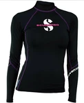 Scubapro Onyx Rasht Flex Womens Long Sleeve UPF80 Black/purple Size 10. Fixed Price $72.25.