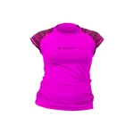 Akona Women's Sun Shirt Short Sleeve Rash Guard, Magenta- Medium. Fixed Price $25.00.