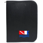 Innovative 3-RING Log Book Black With Diver Down Alpha Flag Design. Fixed Price $36.95.