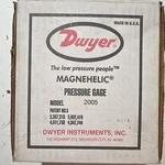 Dwyer Magnehelic 2005 Pressure Gauge 0-5 In W.c., 4" Dial, 1/8", Side/bottom. Fixed Price $34.99.