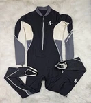 Used Scubapro Men's Upf 50 Steamer, Graphite, Size: Small. Fixed Price $55.25.