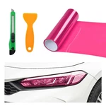 Muqida Headlight Vinyl Film Sticker Sheet Roll, 47.2" 11.8" Pink. Fixed Price $9.43.
