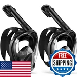Zenoplige Full Face Mask Adultsdry-top Snorkeling Gear Camera. Fixed Price $66.06.