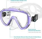 Zipoute Dry Top Snorkeling Gear For Adults Panoramic Anti-leak Purple. Fixed Price $31.44.