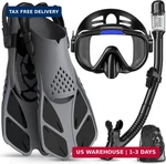 Ubekezele Snorkeling Gear For Adults WOMEN,4 1 Set With Panoramic. Fixed Price $59.05.