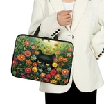 Black Cat In The Flowers 10-17" Laptop Bag Sleeve Carry Case Cover Notebook. Fixed Price $19.57.