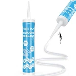 Paulinn Clear Silicone Sealant Waterproof 100% Caulk Pack,. Fixed Price $15.99.