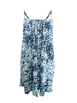 Roxy Women's Printed Summer Adventures Dress Swim Cover-up (xs, Bijou Blue). Fixed Price $21.99.