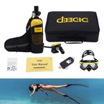 Mini Scuba Diving Case Kit 1L Oxygen Tank Pump Equipment Underwater Breath Us. Fixed Price $184.80.