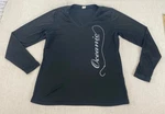 Oceanic Gear T-shirt Women Large Black V-neck Long Sleeve Graphic Tee Pullover. Fixed Price $10.00.