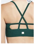 Vuori Aqua Strappy Sports Bra Xs Women Padded Green New Long Line Elevation. Fixed Price $32.00.