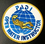 Open Water Patch Padi (professional Assoc. Dive Instructors) EMS3. Fixed Price $7.50.