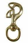 Scuba Diving 3-1/4" Butterfly Swivel Brass Bolt Snap. Fixed Price $8.99.