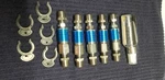 Hookah Diving Quick Connect Set For 5 Hoses W/ Safety Clip Replaces Brownies Qrs. Fixed Price $122.00.