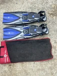 Aqua Lung Pro Sling Shot Diving/snorkel Fins W/stabilizing Straps - Regular. Fixed Price $69.99.