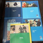 Padi Scuba Diving Manuals Open Water Rescue Enriched Air Adventures Encyclopedia. Fixed Price $88.00.