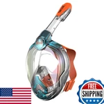 Seac Magica Full Face Snorkel Mask For Youth - Aquamarine/orange. Fixed Price $71.84.
